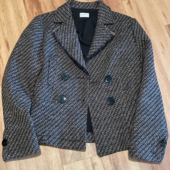 Motivi Tweed Doubled Breasted Jacket - Picture 4 of 7